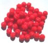 50 8mm Round Opaque Orange Melon Beads